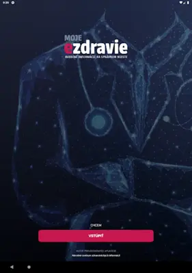 Moje ezdravie android App screenshot 1