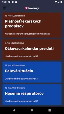 Moje ezdravie android App screenshot 2